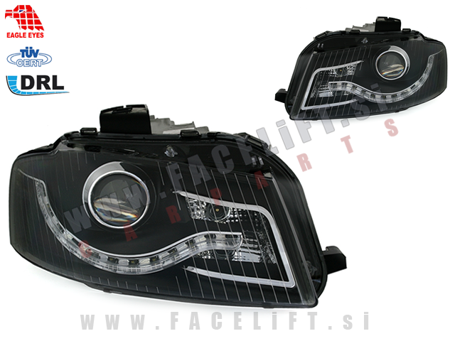 Audi A3 8P 8PA 03-08 žarometi DRL Audi A3 8P 8PA 03-08 žarometi DRL