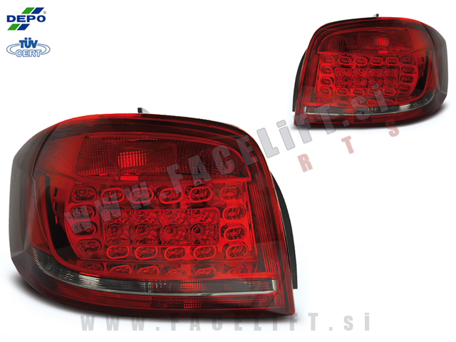 Audi A3 8P 08-12 zadnje LED luči