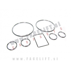 Audi A4 B5 8D 94-01 obročki števcev kromirani Audi A4 B5 8D 94-01 obročki števcev kromirani