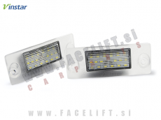 Audi A4 B5 94-01 LED osvetlitev registrske tablice z ohišjem Audi A4 B5 94-01 LED osvetlitev registrske tablice z ohišjem