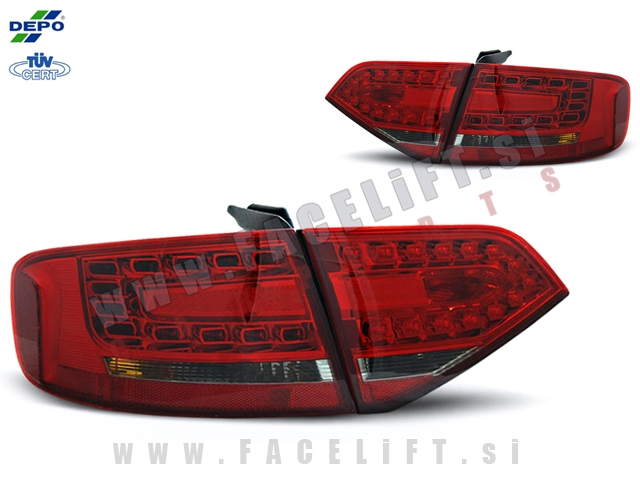 Audi A4 B8 8K Limuzina 07-11 zadnje LED luči Audi A4 B8 8K Limuzina 07-11 zadnje LED luči
