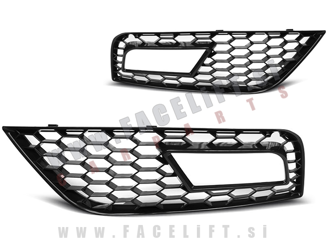 Audi A4 B8 11-15 mrežice odbijača RS izgled Audi A4 B8 11-15 mrežice odbijača RS izgled
