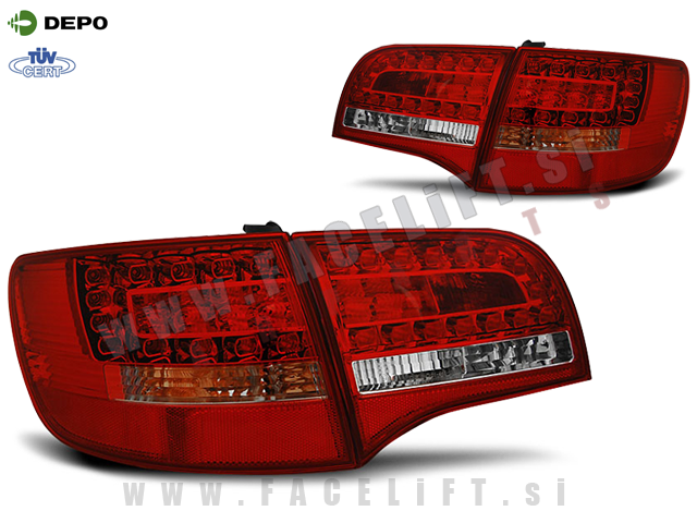 Audi A6 4F C6 Karavan 04-08 zadnje LED luči Audi A6 4F C6 Karavan 04-08 zadnje LED luči