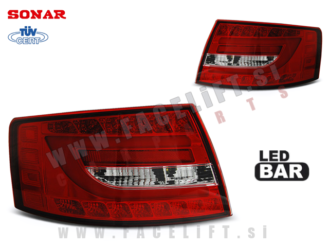 Audi A6 Limuzina C6 4F 04-08 zadnje LED luči Audi A6 Limuzina C6 4F 04-08 zadnje LED luči