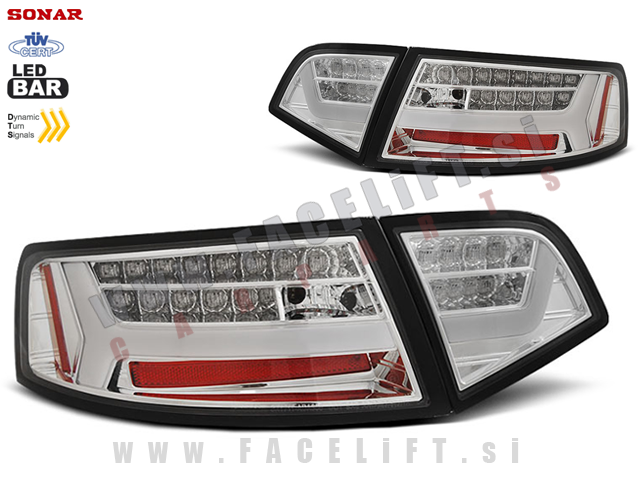 Audi A6 4F Limuzina 08-11 zadnje LED luči Audi A6 4F Limuzina 08-11 zadnje LED luči