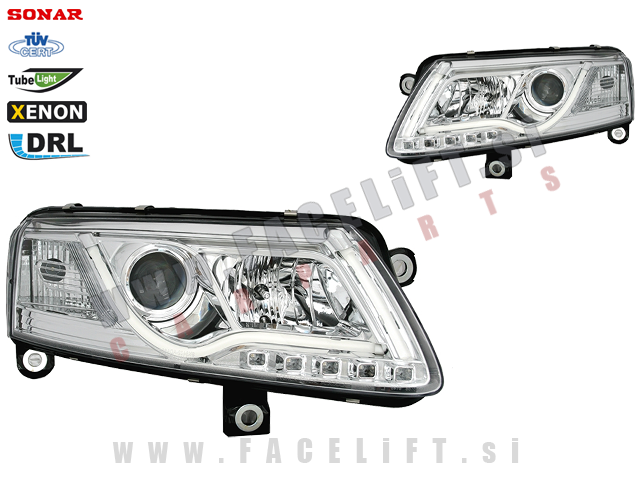 Audi A6 4F 04-08 xenon žarometi DRL Audi A6 4F 04-08 xenon žarometi DRL