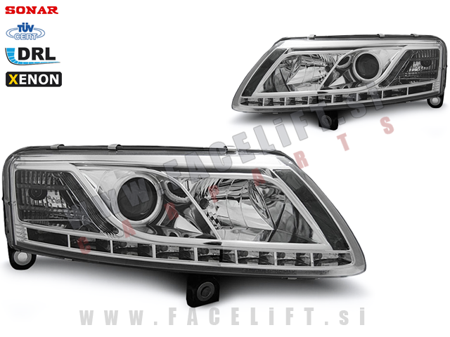 Audi A6 4F 04-08 xenon žarometi DRL Audi A6 4F 04-08 xenon žarometi DRL