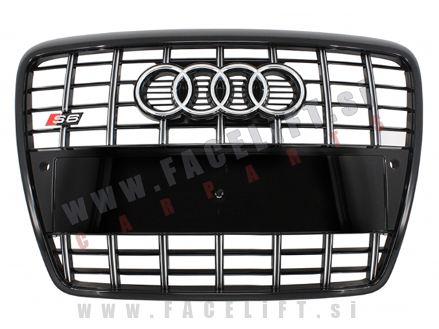 Audi A6 4F 04-11 maska S6 izgled All Black Edition PDC Audi A6 4F 04-11 maska S6 izgled All Black Edition PDC