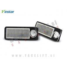 Audi A6 C5 4B Karavan 97-04 LED osvetlitev registrske tablice z ohišjem Audi A6 C5 4B Karavan 97-04 LED osvetlitev registrske tablice z ohišjem