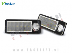Audi A6 C5 4B Karavan 97-04 LED osvetlitev registrske tablice z ohišjem Audi A6 C5 4B Karavan 97-04 LED osvetlitev registrske tablice z ohišjem
