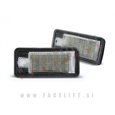 Audi A8 D3 02-10 LED osvetlitev registrske tablice z ohišjem Audi A8 D3 02-10 LED osvetlitev registrske tablice z ohišjem