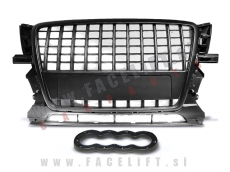 Audi Q5 8R 08-12 maska S-Line izgled črna (mat) Audi Q5 8R 08-12 maska S-Line izgled črna (mat)