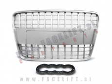 Audi Q7 4L 05-09 maska S line izgled srebrna mat Audi Q7 4L 05-09 maska S line izgled srebrna mat