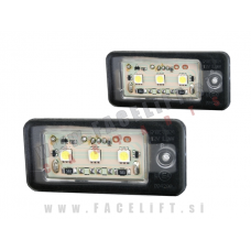 Audi Q7 / 4L (05-15) / LED osvetlitev registrske tablice z ohišjem Audi Q7 / 4L (05-15) / LED osvetlitev registrske tablice z ohišjem