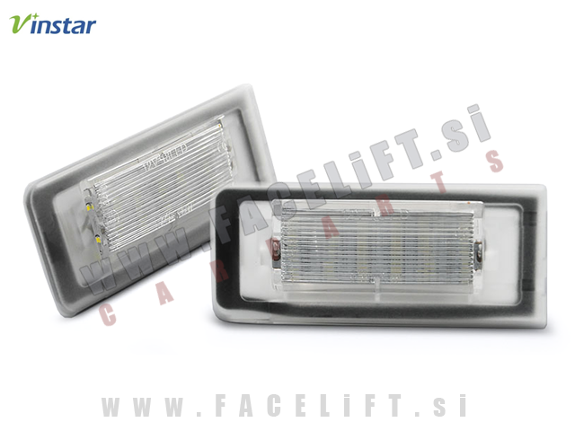 Audi TT 8N 98-06 LED osvetlitev registrske tablice z ohišjem Audi TT 8N 98-06 LED osvetlitev registrske tablice z ohišjem