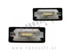 Audi / LED osvetlitev registrske tablice z ohišjem Audi / LED osvetlitev registrske tablice z ohišjem