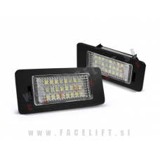 Audi LED osvetlitev registrske tablice z ohišjem Audi LED osvetlitev registrske tablice z ohišjem