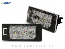 Audi LED osvetlitev registrske tablice z ohišjem Audi LED osvetlitev registrske tablice z ohišjem