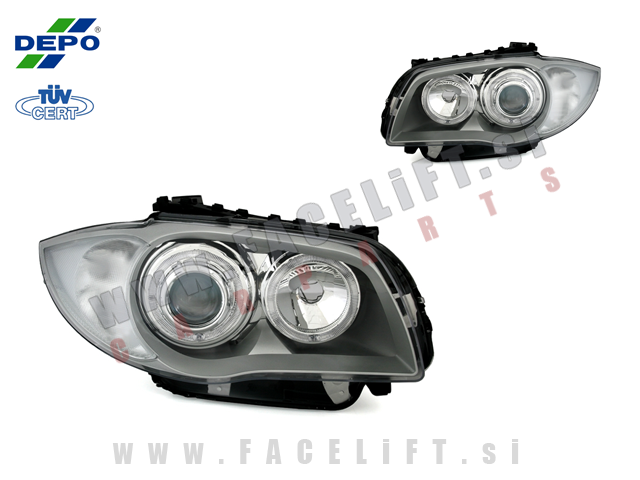 BMW 1 E81 E82 E87 E88 04-11 žarometi
