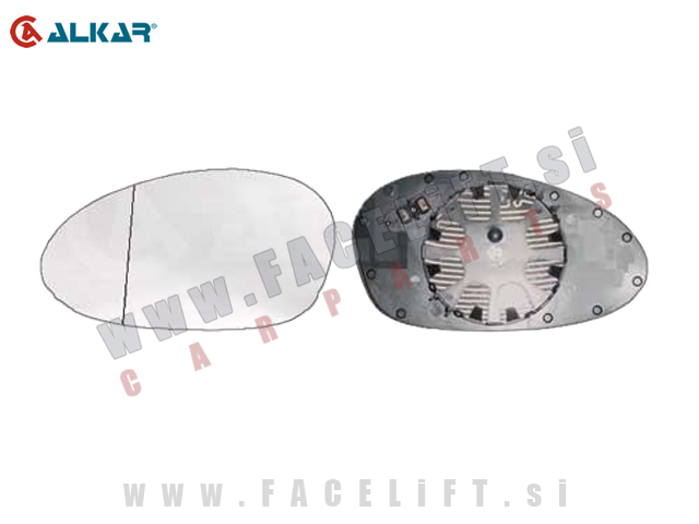BMW 1 / E81 E82 E87 E88 (04-14) / steklo ogledala / ogrevano / levo BMW 1 / E81 E82 E87 E88 (04-14) / steklo ogledala / ogrevano / levo
