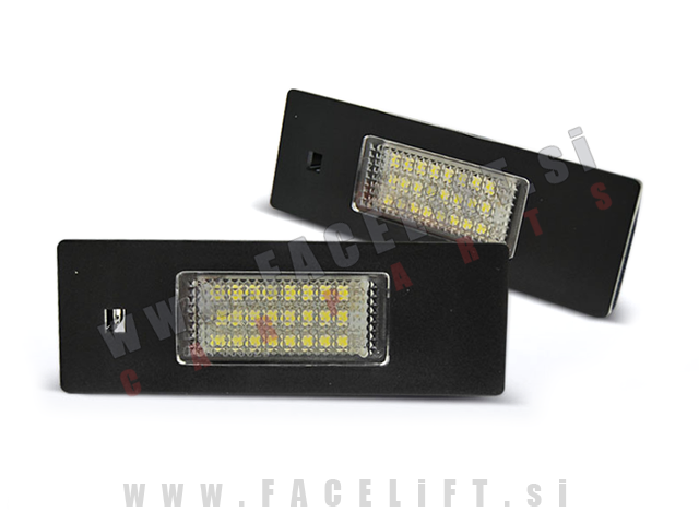 BMW 1 / E81 E87 (04-12) / LED osvetlitev registrske tablice z ohišjem BMW 1 / E81 E87 (04-12) / LED osvetlitev registrske tablice z ohišjem