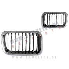 BMW 3 E36 90-96 ledvičke kromirane (sijaj) BMW 3 E36 90-96 ledvičke kromirane (sijaj)
