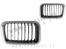 BMW 3 E36 90-96 ledvičke kromirane (sijaj) BMW 3 E36 90-96 ledvičke kromirane (sijaj)