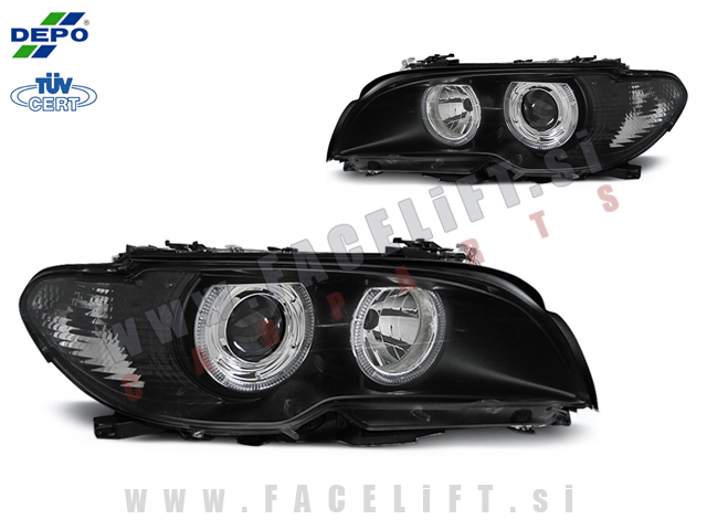 BMW 3 E46 Cabrio Coupe 03-07 žarometi BMW 3 E46 Cabrio Coupe 03-07 žarometi