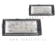 BMW 3 E46 Cabrio Coupe 99-03 LED osvetlitev registrske tablice z ohišjem