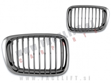 BMW 3 E46 Limuzina Karavan 98-01 ledvičke kromirane (sijaj)