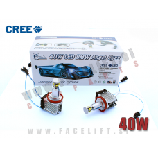 BMW 3 E90 E91 LCI 08-12 LED Angel Eyes markerji H8 40W CREE BMW 3 E90 E91 LCI 08-12 LED Angel Eyes markerji H8 40W CREE