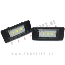 BMW 3 E90 E91 05-12 LED osvetlitev registrske tablice z ohišjem