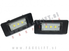 BMW 3 E90 E91 05-12 LED osvetlitev registrske tablice z ohišjem