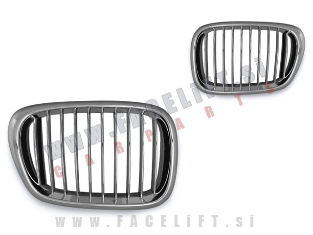 BMW 5 E39 95-03 ledvičke kromirane (sijaj) BMW 5 E39 95-03 ledvičke kromirane (sijaj)