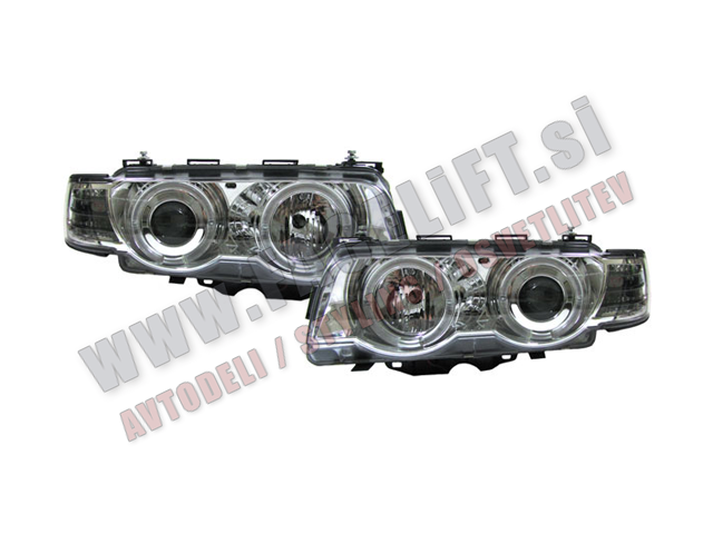 BMW 7 / E38 (98-01) / sprednji xenon Angel Eyes žarometi BMW 7 / E38 (98-01) / sprednji xenon Angel Eyes žarometi