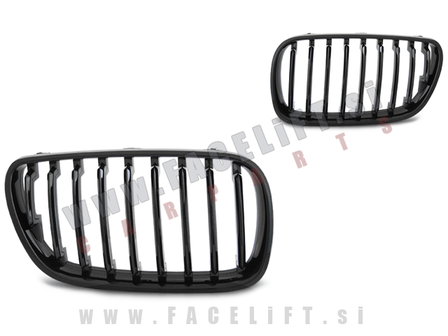 BMW X3 / E83 (06-10) / ledvičke / črne (sijaj)