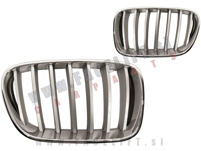 BMW X3 F25 10-14 ledvičke kromirane titan BMW X3 F25 10-14 ledvičke kromirane titan