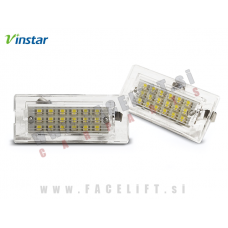 BMW X5 E53 00-06 LED osvetlitev registrske tablice z ohišjem BMW X5 E53 00-06 LED osvetlitev registrske tablice z ohišjem