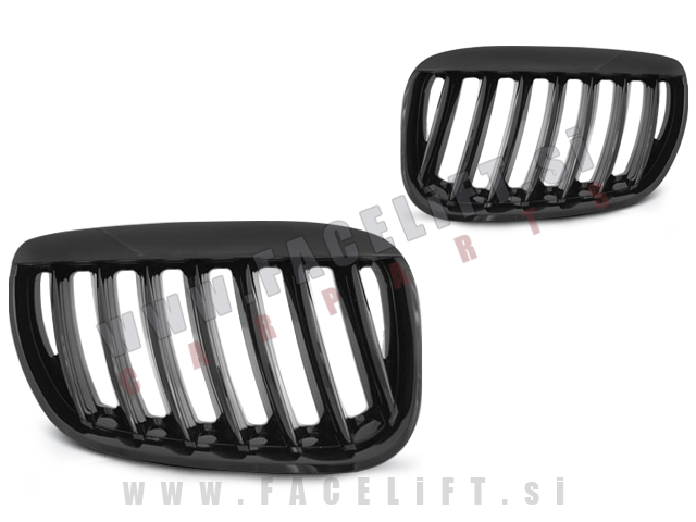 BMW X5 E53 03-06 ledvičke črne (sijaj)