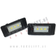 BMW X6 / E71 (08-13) / LED osvetlitev registrske tablice z ohišjem BMW X6 / E71 (08-13) / LED osvetlitev registrske tablice z ohišjem