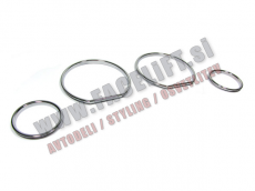 BMW Z3 / E36/7 E36/8 / kromirani obročki števcev BMW Z3 / E36/7 E36/8 / kromirani obročki števcev