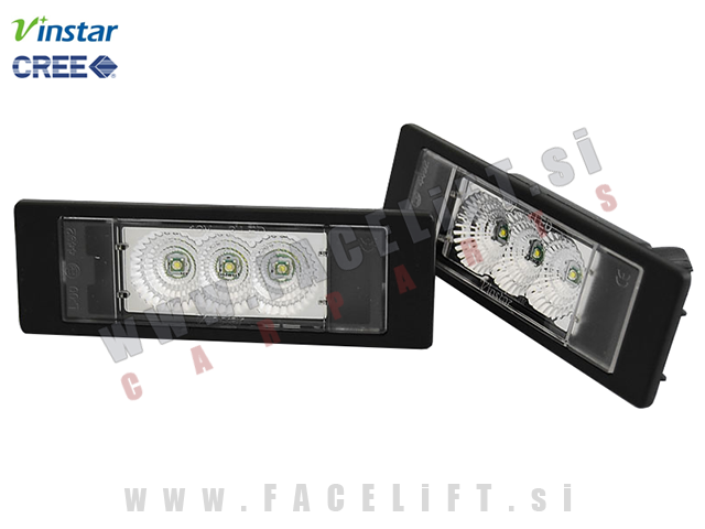 BMW LED osvetlitev registrske tablice z ohišjem BMW LED osvetlitev registrske tablice z ohišjem