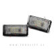 BMW LED osvetlitev registrske tablice z ohišjem BMW LED osvetlitev registrske tablice z ohišjem