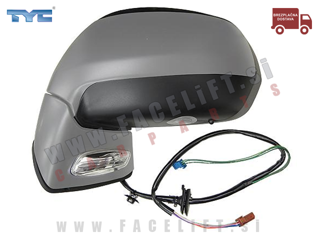 Citroen C4 Picasso / UA UD (06-13) / bočno ogledalo / levo Citroen C4 Picasso / UA UD (06-13) / bočno ogledalo / levo