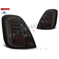 Fiat 500 07-16 zadnje LED luči zatemnjene (smoke)