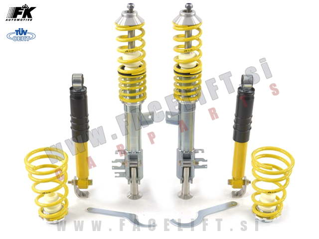 Fiat 500 07-16 nastavljivo vzmetenje FK Fiat 500 07-16 nastavljivo vzmetenje FK
