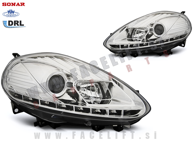 Fiat Punto Evo 199 09-12 žarometi DRL Fiat Punto Evo 199 09-12 žarometi DRL