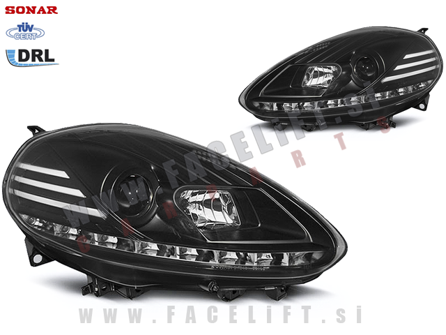 Fiat Punto Evo 199 09-12 žarometi DRL Fiat Punto Evo 199 09-12 žarometi DRL