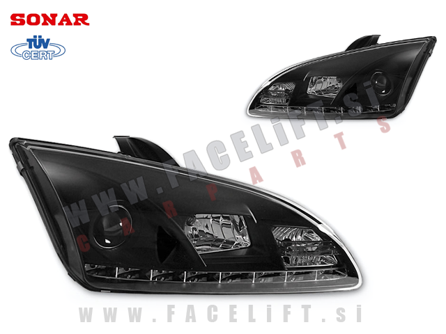 Ford Focus 2 / (04-08) / žarometi z LED Devil Eyes in lečo Ford Focus 2 / (04-08) / žarometi z LED Devil Eyes in lečo