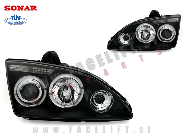 Ford Focus 2 / (04-08) / žarometi z LED Angel Eyes in lečo Ford Focus 2 / (04-08) / žarometi z LED Angel Eyes in lečo